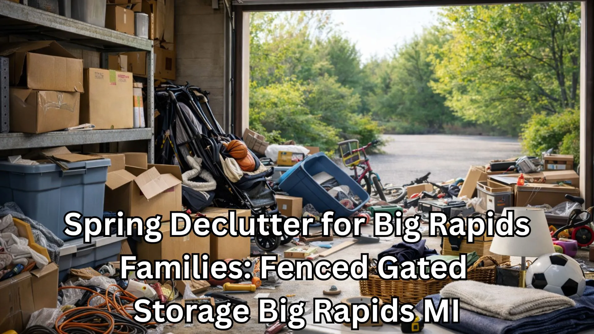 Spring Declutter for Big Rapids Families: fenced gated storage Big Rapids MI